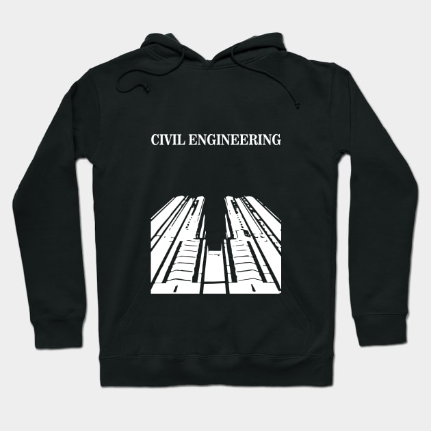 civil engineering, engineer building design Hoodie by PrisDesign99